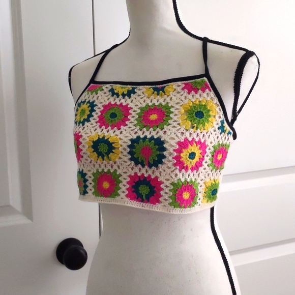 wild fable Tops - Crochet Crop Top